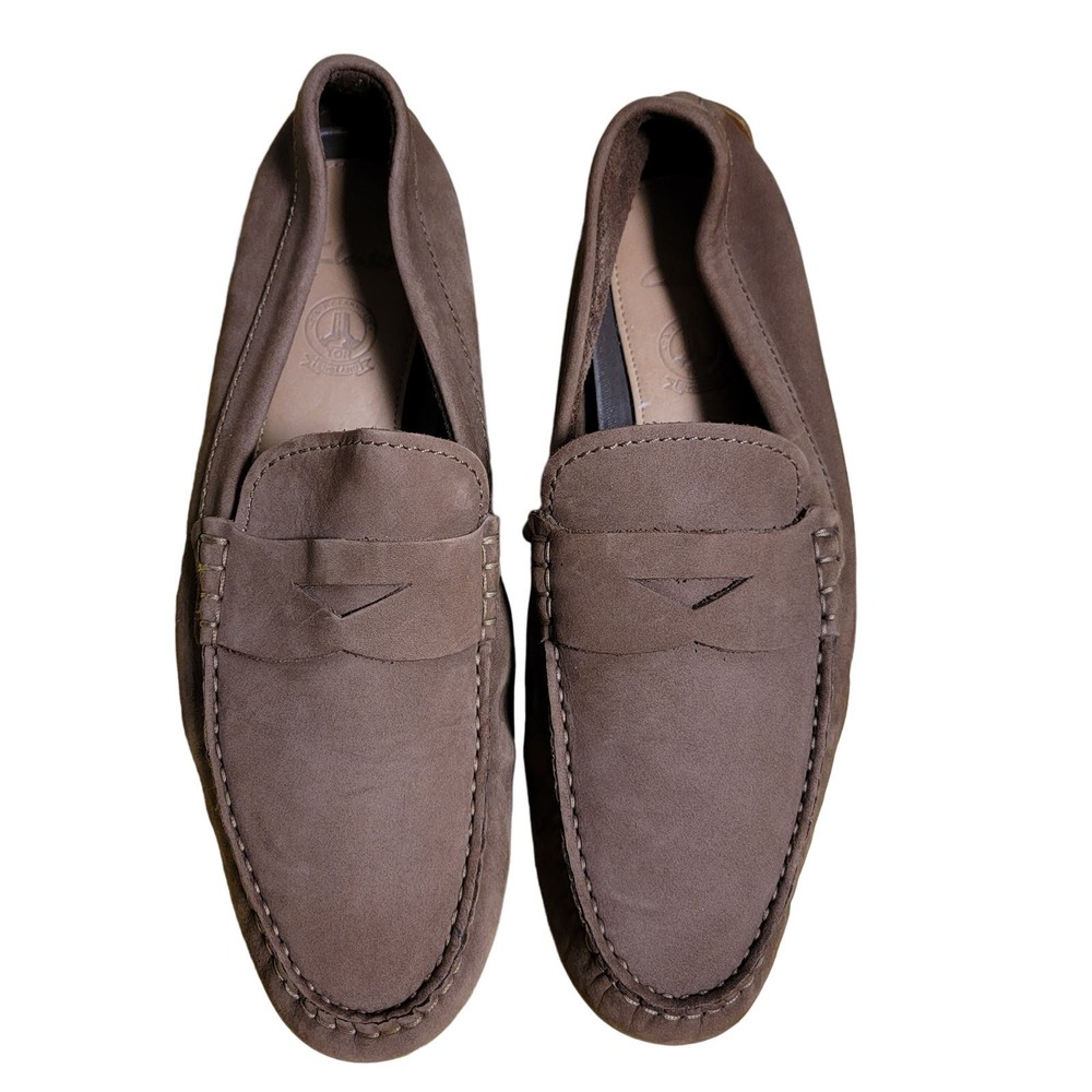Clarks men's tan brown Loafers size 11.5 leather